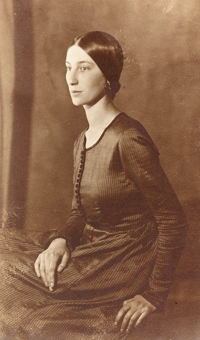 Portrait of Winifred Knights by English Photographer